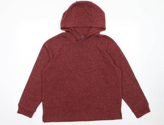 Womens UK 12 Regular Regatta Red Pullover Tight-Knit