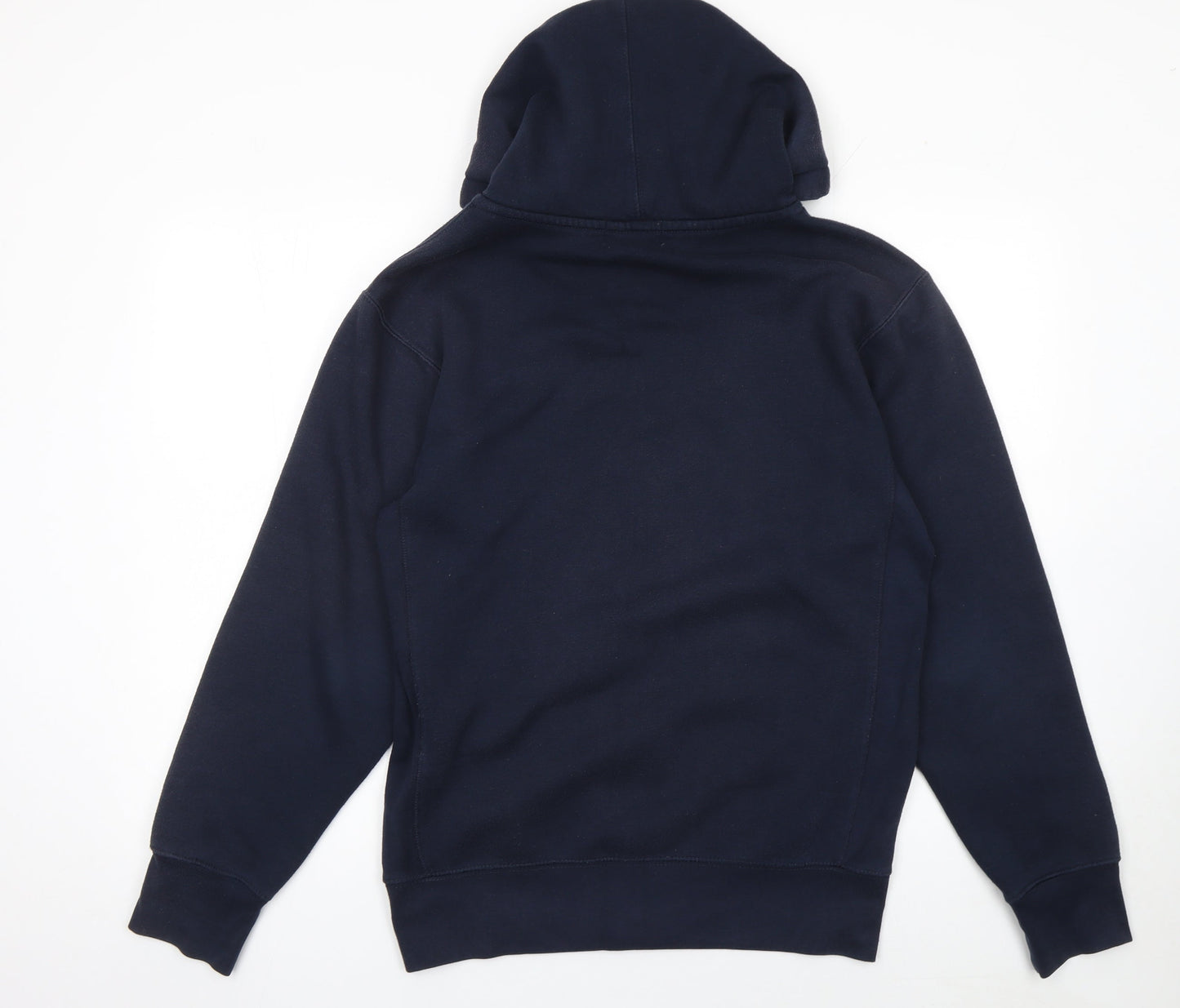 Ralph Lauren Men’s Blue Full Zip Hoodie M Cotton Blend Logo