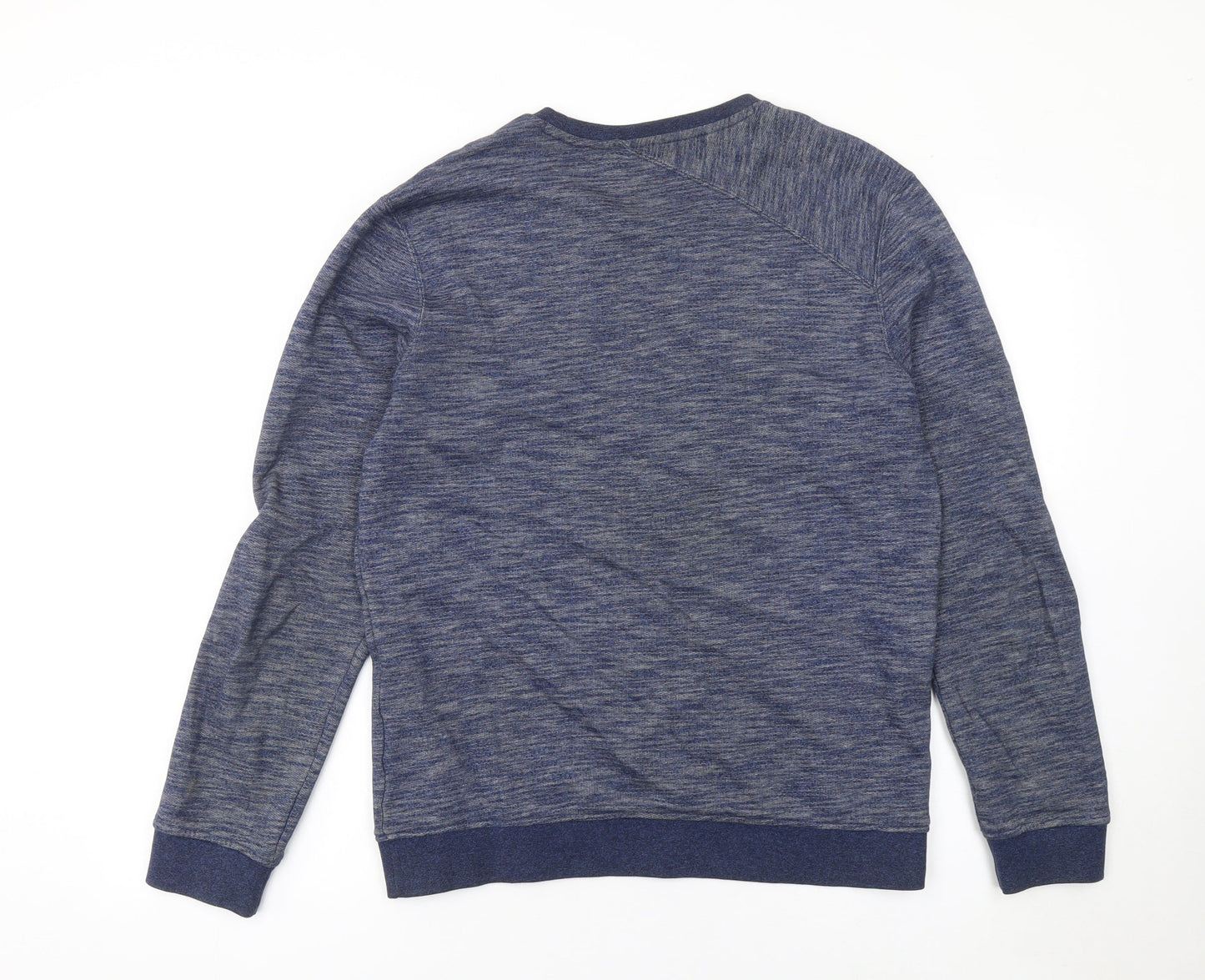 Volcom Men's Blue Knit Crew Neck Pullover Sweatshirt Size S
