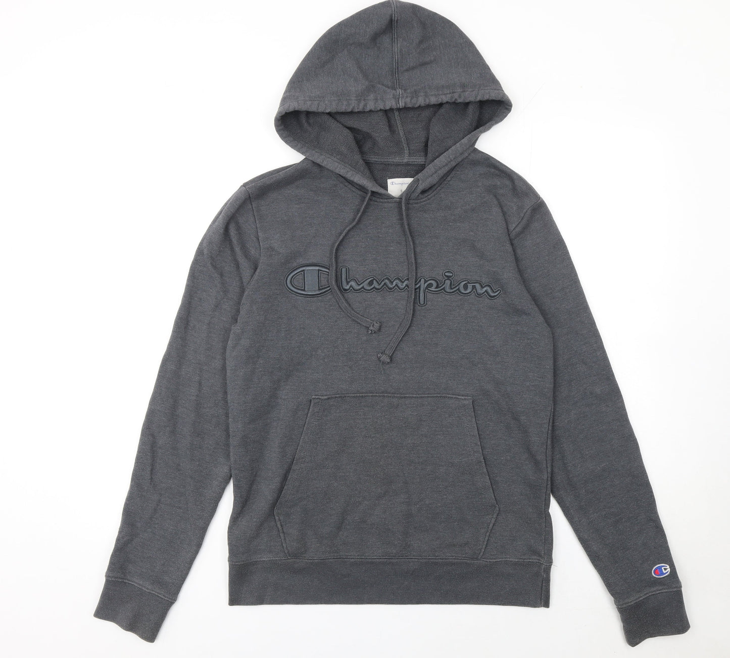 Mens UK S Regular Champion Grey Pullover Hoodie
