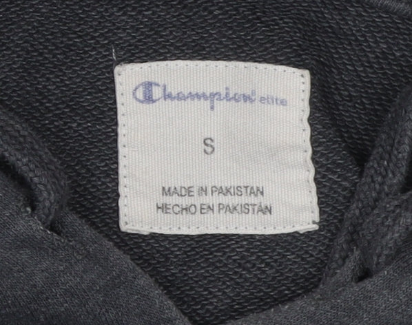 Mens UK S Regular Champion Grey Pullover Hoodie