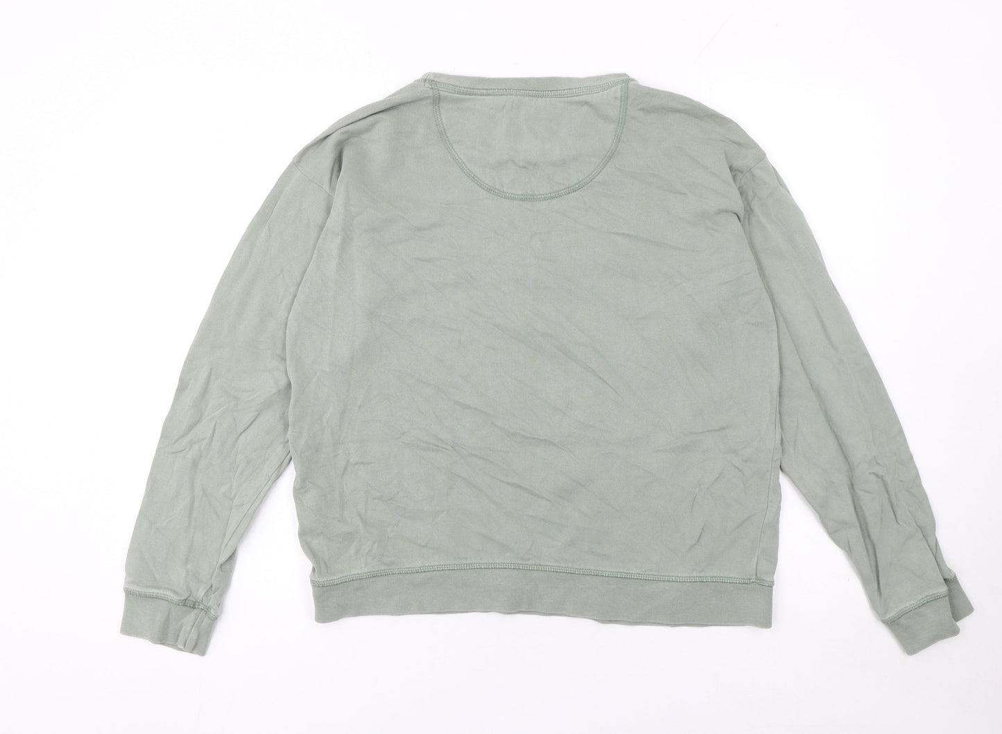 Womens UK 8 Regular Fat Face Green Pullover Sweatshirt