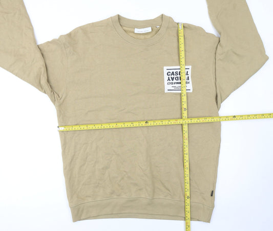 Casual Friday Men's Beige XL Pullover Sweatshirt Crew Neck