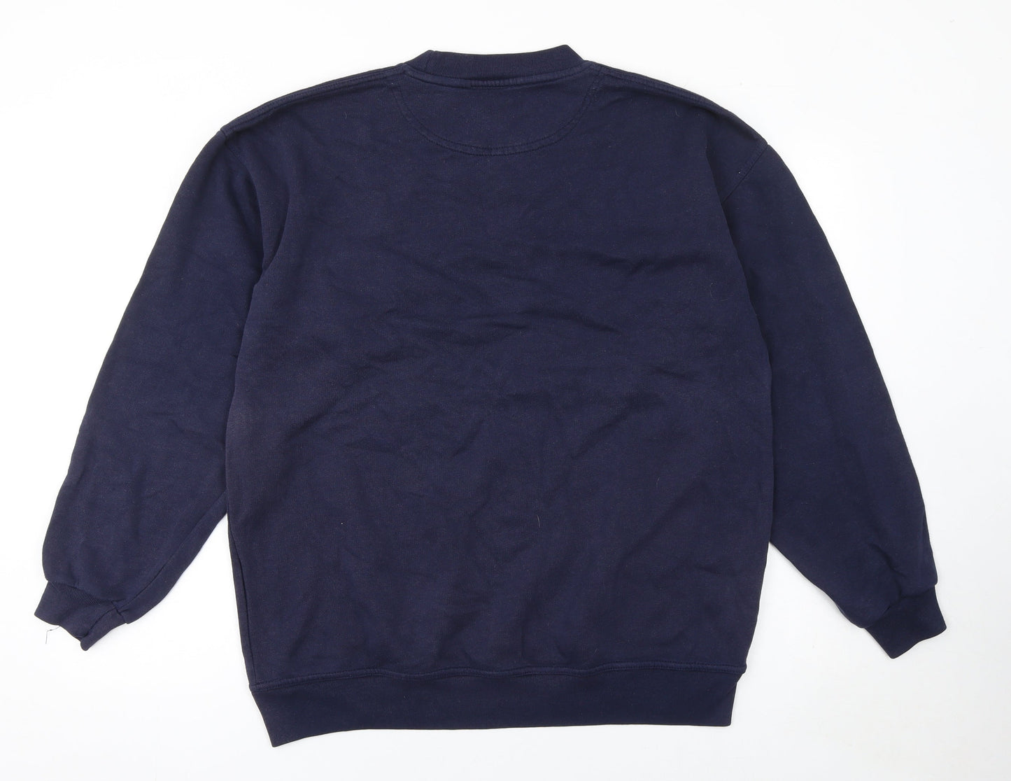 Nike Men's Blue Crew Neck Pullover Sweatshirt M Regular Fit