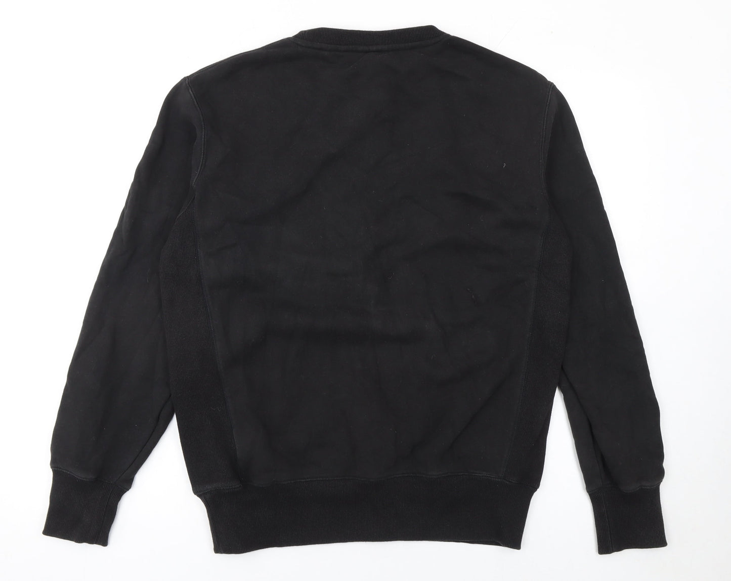 Superdry Men’s Black Crew Neck Pullover Sweatshirt Size S