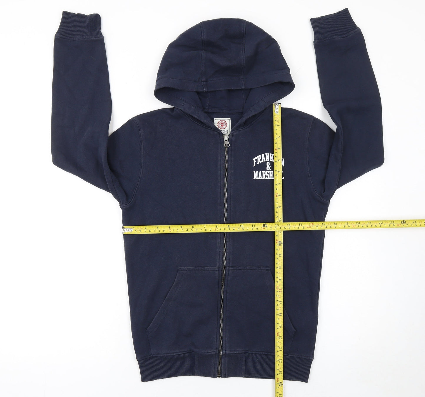Franklin & Marshall Boys Blue Full Zip Hoodie 12-13 Years