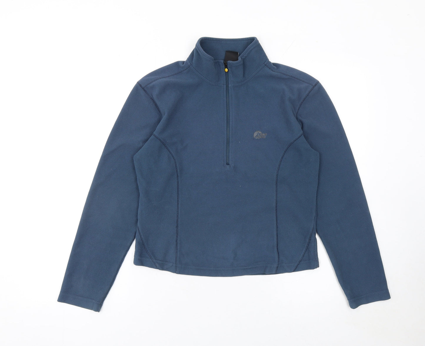 Lowe Alpine Women Blue 1/2 Zip Pullover Fleece Sweatshirt S
