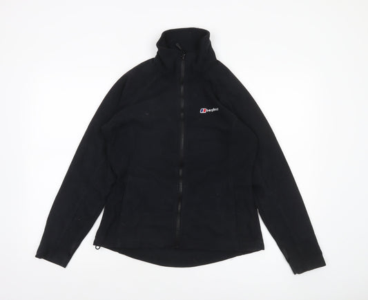 Berghaus Womens Black Fleece Full Zip Jacket Size 10 Outdoor