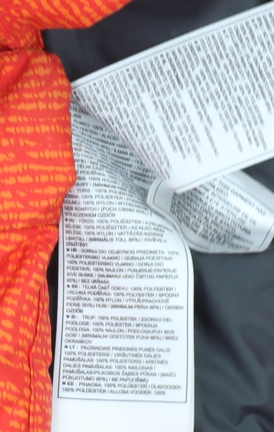 Nike ACG Women's Orange Puffer Jacket Size 8 Insulated Winter