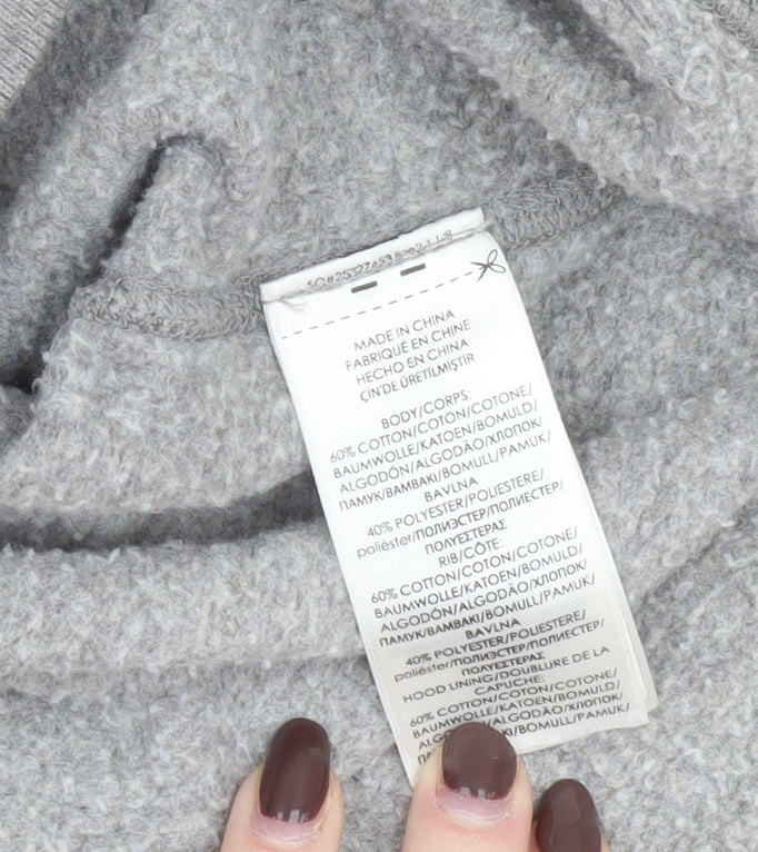 Polo Ralph Lauren Women’s Grey Full Zip Hoodie Size S Cotton Blend