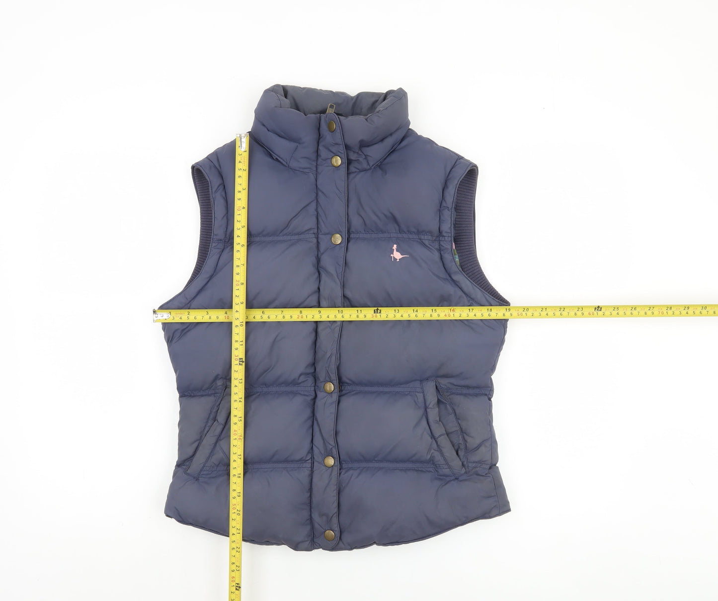 Womens UK Size 10 Regular Jack Wills Blue Nylon Waistcoat