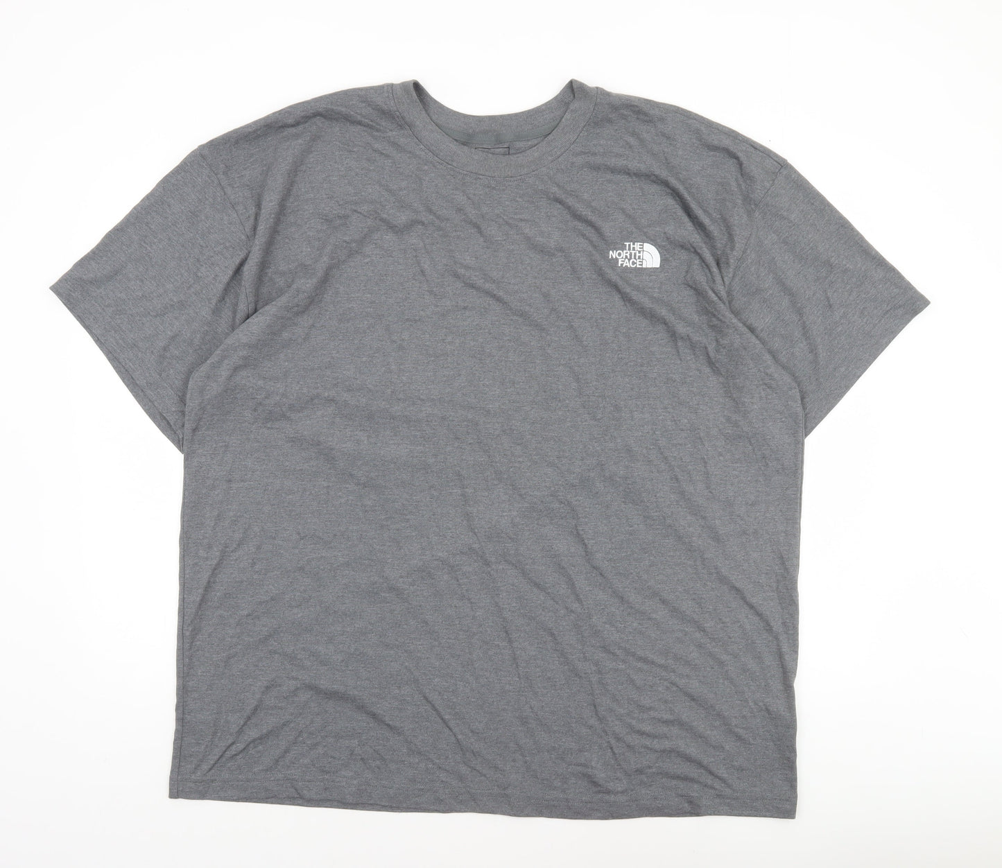 The North Face Men’s Grey 2XL Crew Neck Short Sleeve T-Shirt