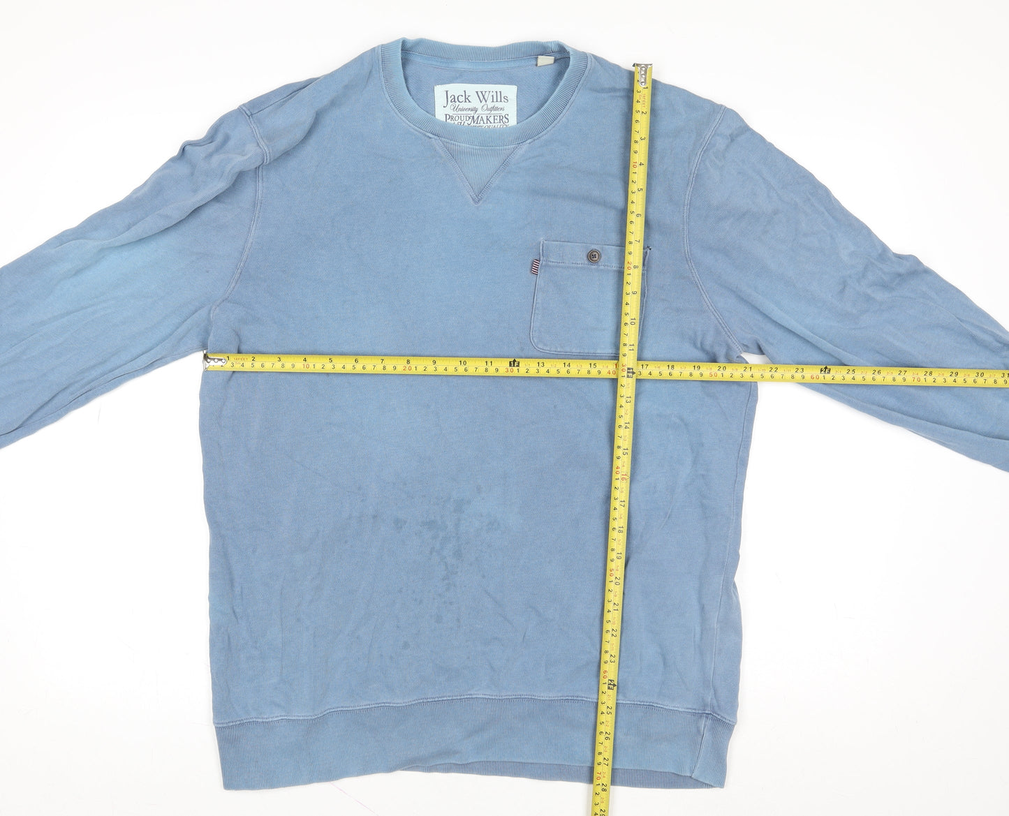 Mens UK XL Regular Jack Wills Blue Pullover Sweatshirt