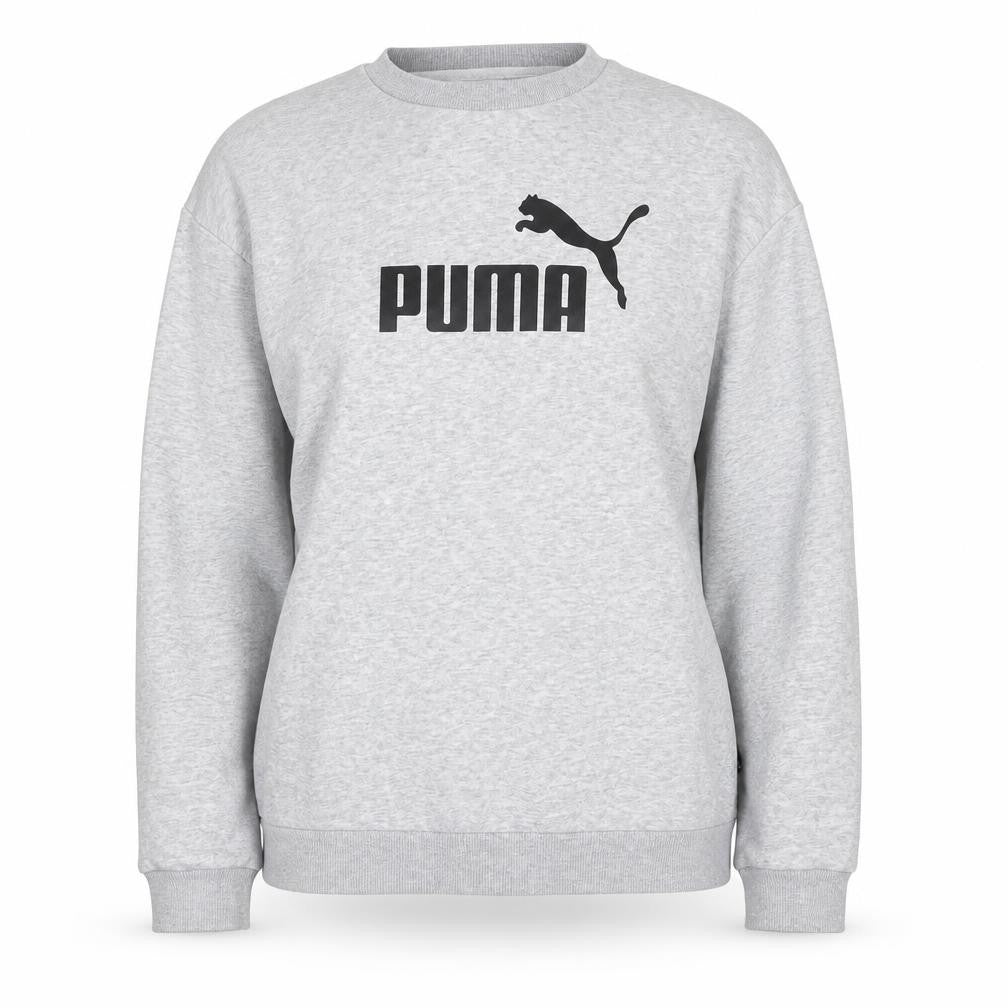 Womens UK 10 Regular PUMA Grey Pullover Sweatshirt