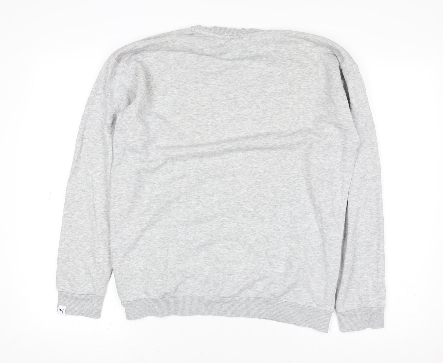 Womens UK 10 Regular PUMA Grey Pullover Sweatshirt