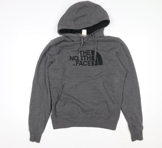 The North Face Men's Grey Pullover Hoodie Size M Outdoor Fleece