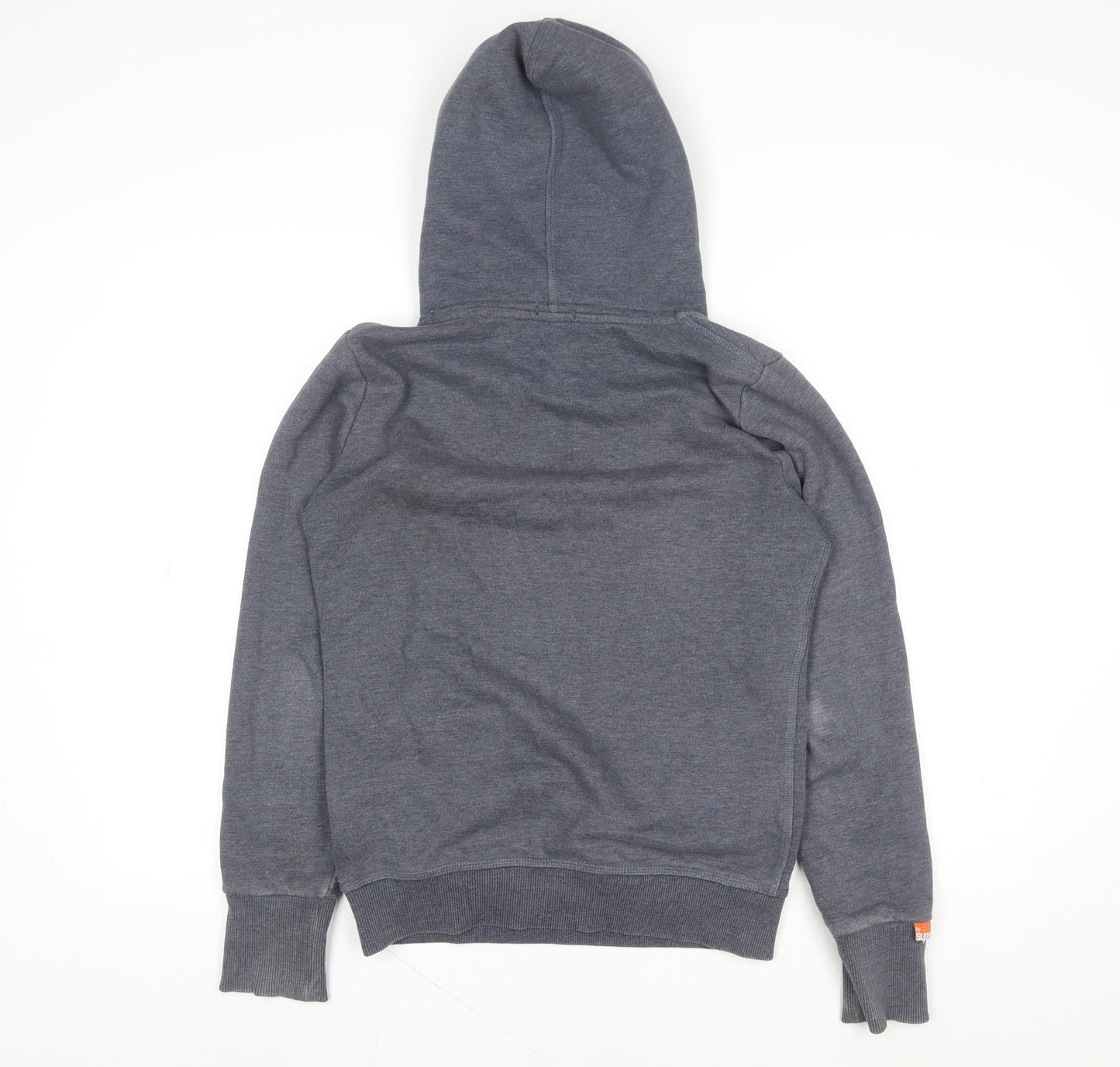 Superdry Men's Grey Pullover Hoodie Small Tokyo Superheroes Graphic