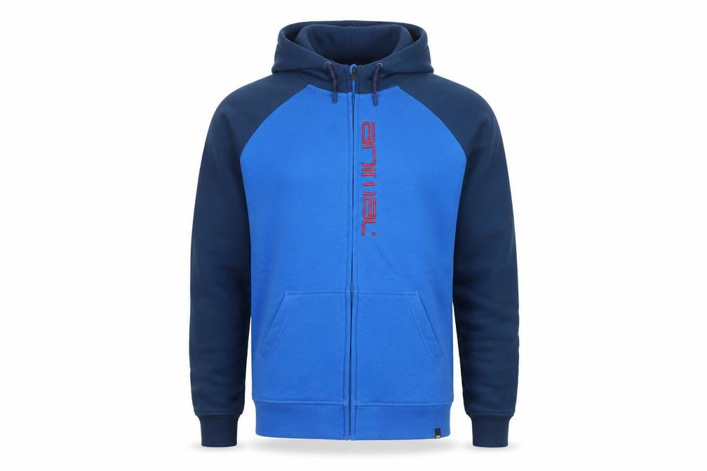Animal Womens Blue 14 Slim Track Hoodie Jacket Cotton Blend