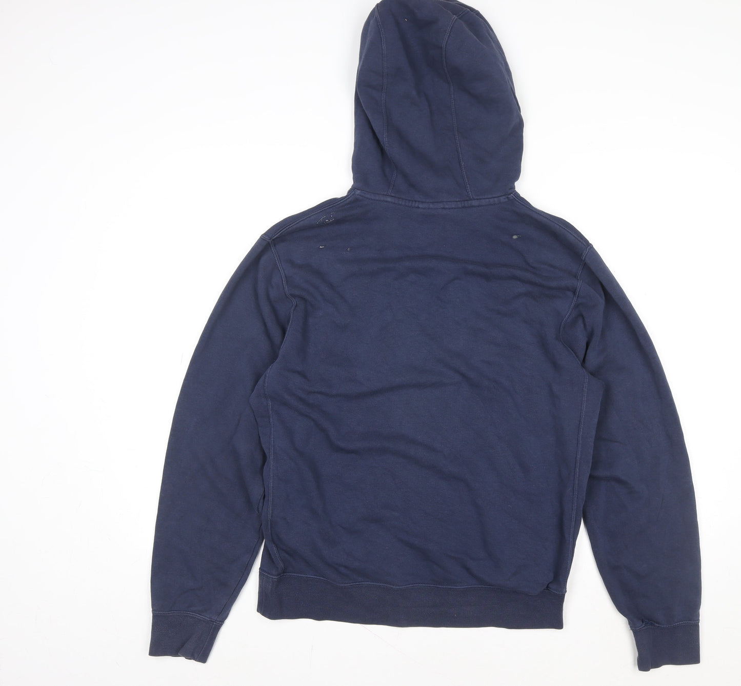 Nike Men's Blue Pullover Hoodie Small Sportswear Logo Fleece