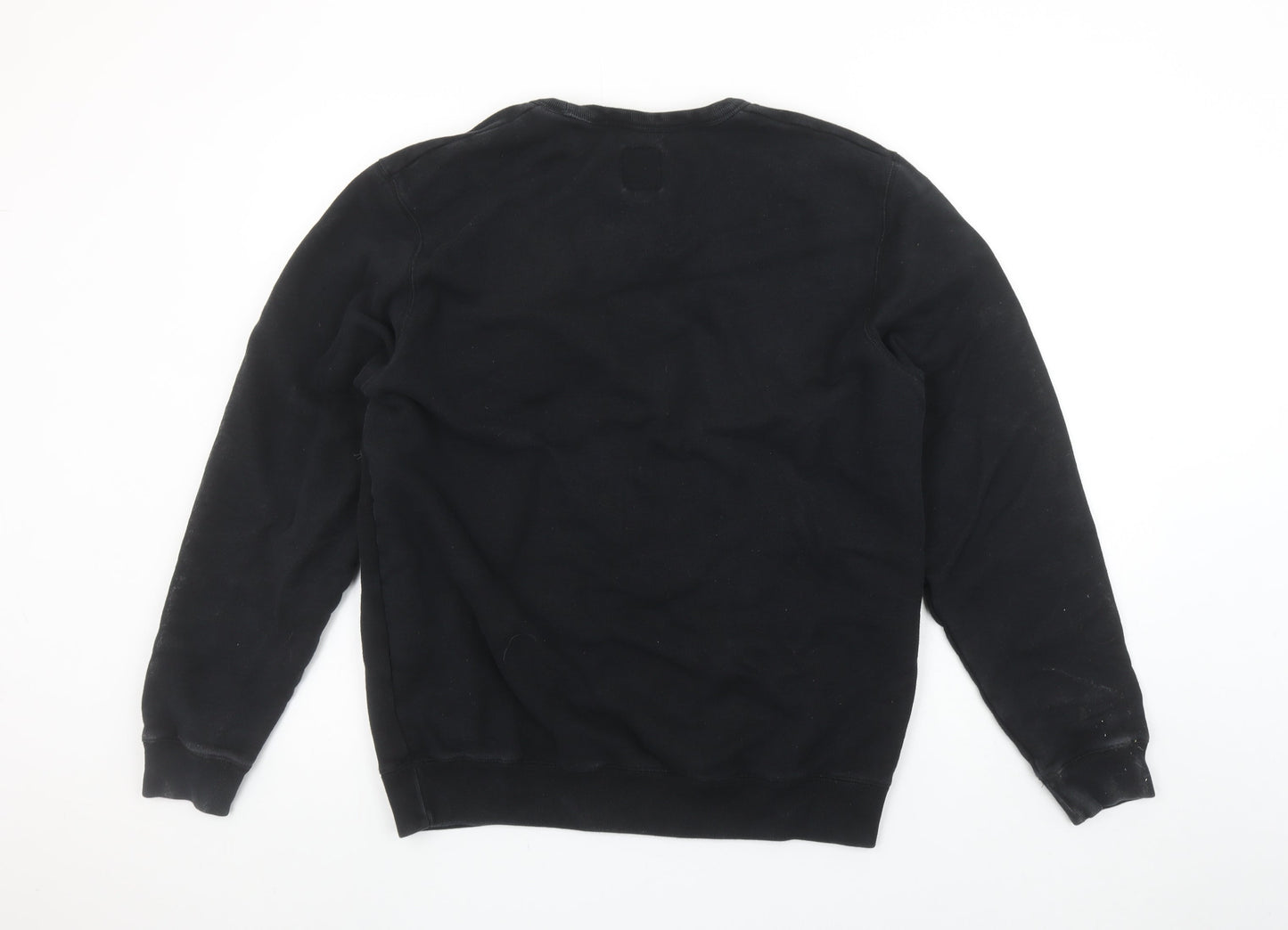 Mens UK XL Regular Jack Wills Black Pullover Sweatshirt