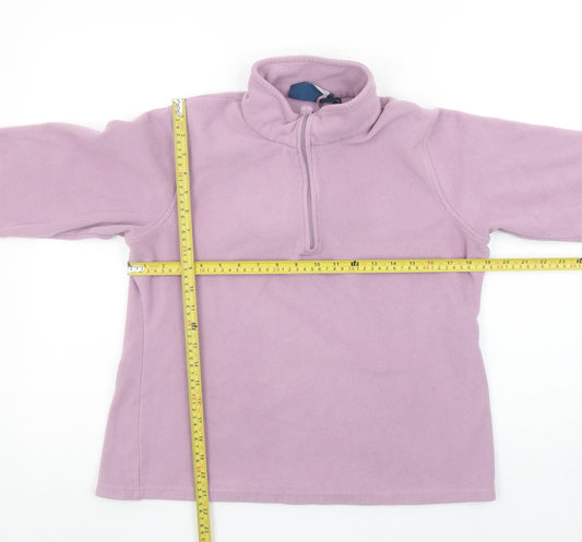 Womens UK L Regular Mountain Warehouse Purple Pullover Sweatshirt