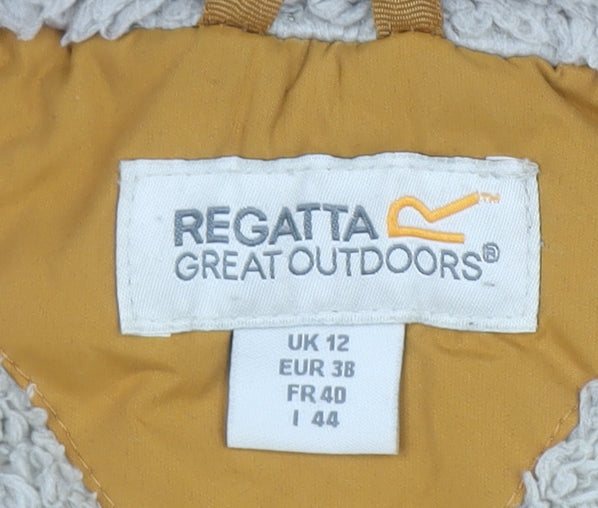 Womens UK Size 12 Regular Regatta Yellow Polyester Jacket