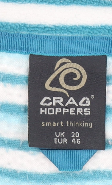 Womens UK 20 Regular Craghoppers Blue Pullover Sweatshirt
