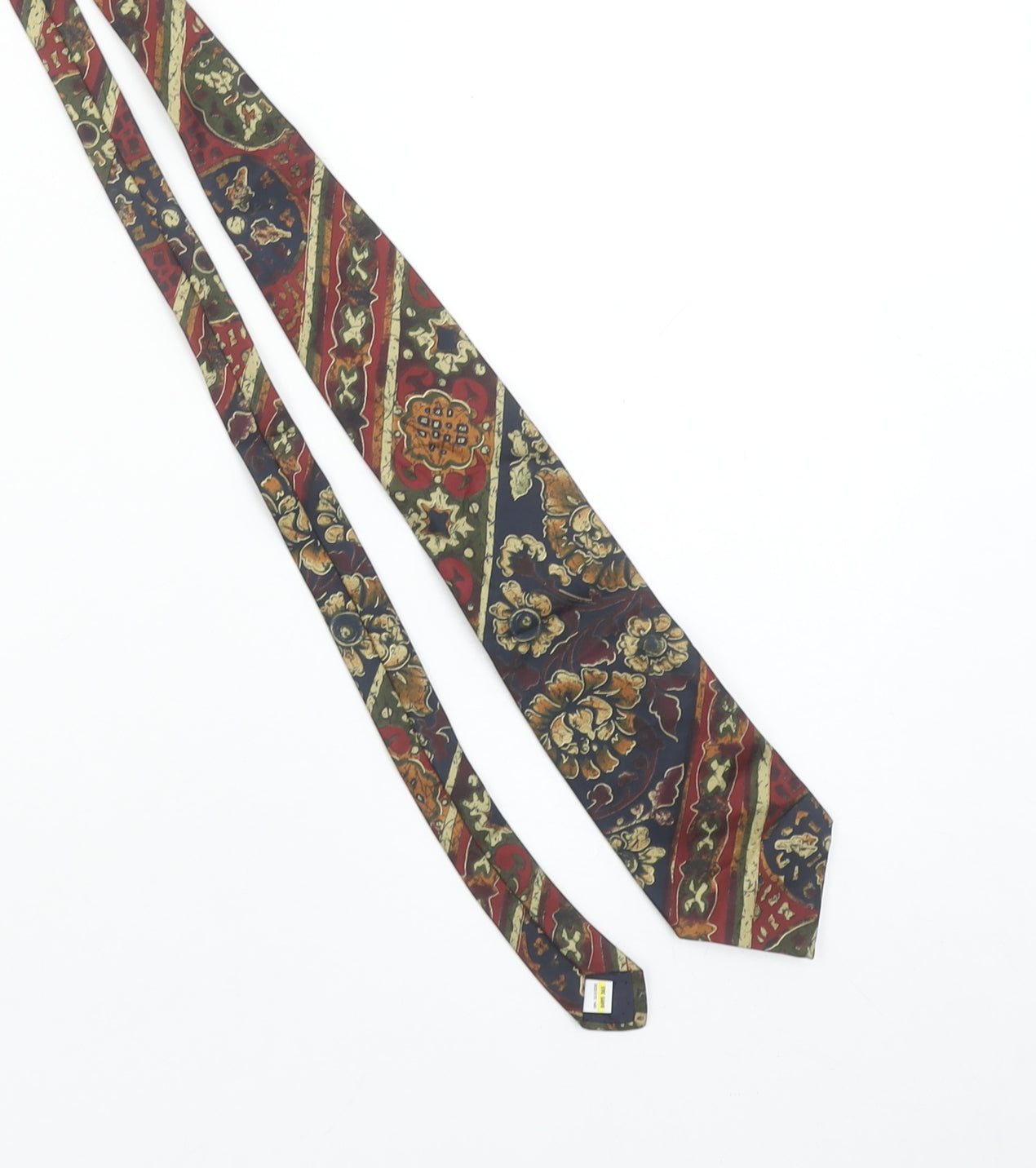 Marks and Spencer St Michael Men's Multicoloured Floral Silk Tie