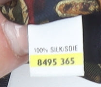 Marks and Spencer St Michael Men's Multicoloured Floral Silk Tie