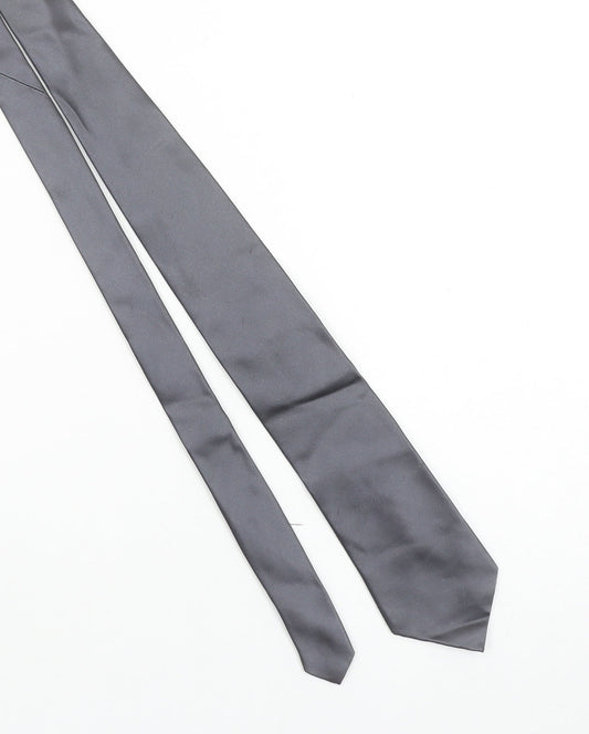 Thomas Nash Men's Grey 176 Slim Silk Tie