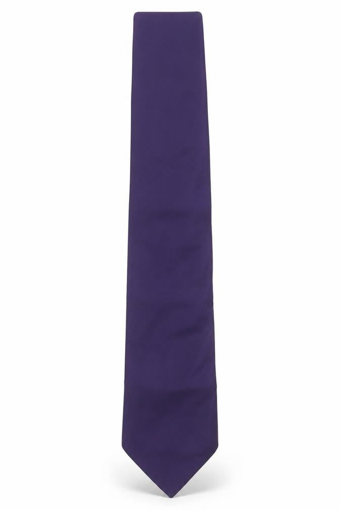 Thomas Pink Men's Purple Silk Pointed Tie 176cm