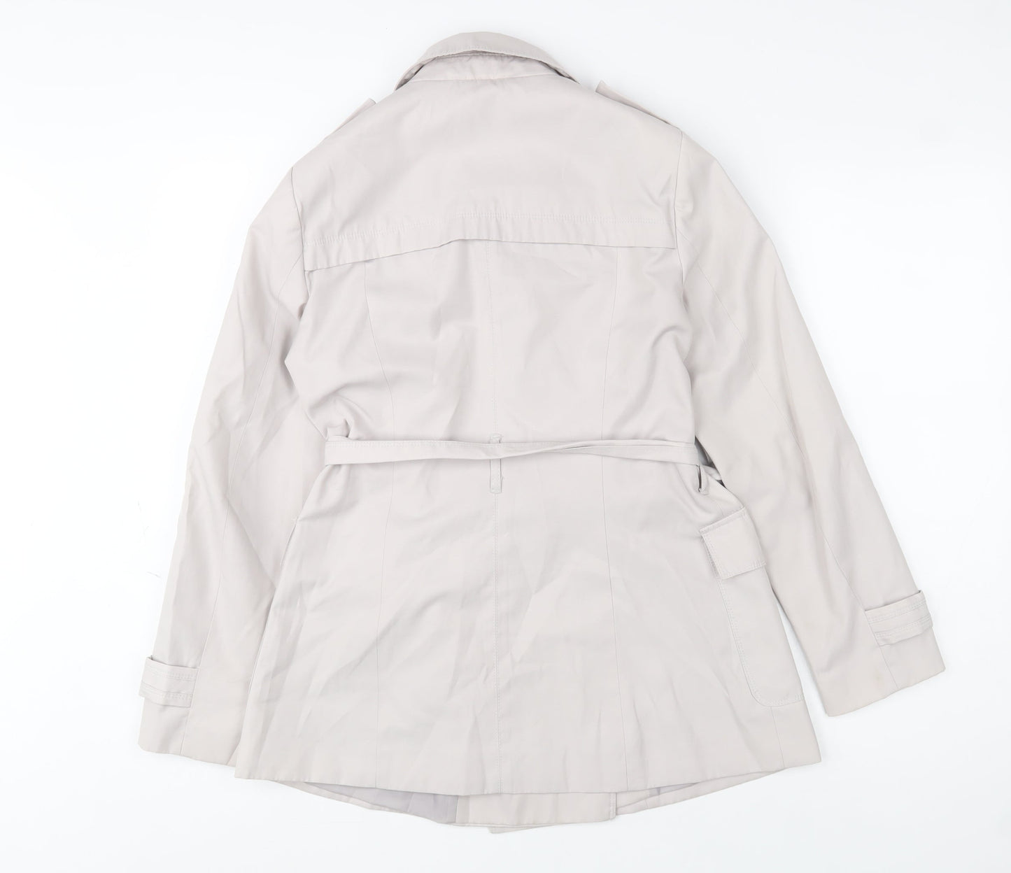 Debenhams The Collection Petite Beige Trench Coat Size 10