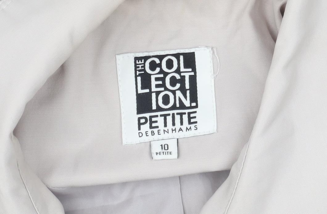 Debenhams The Collection Petite Beige Trench Coat Size 10