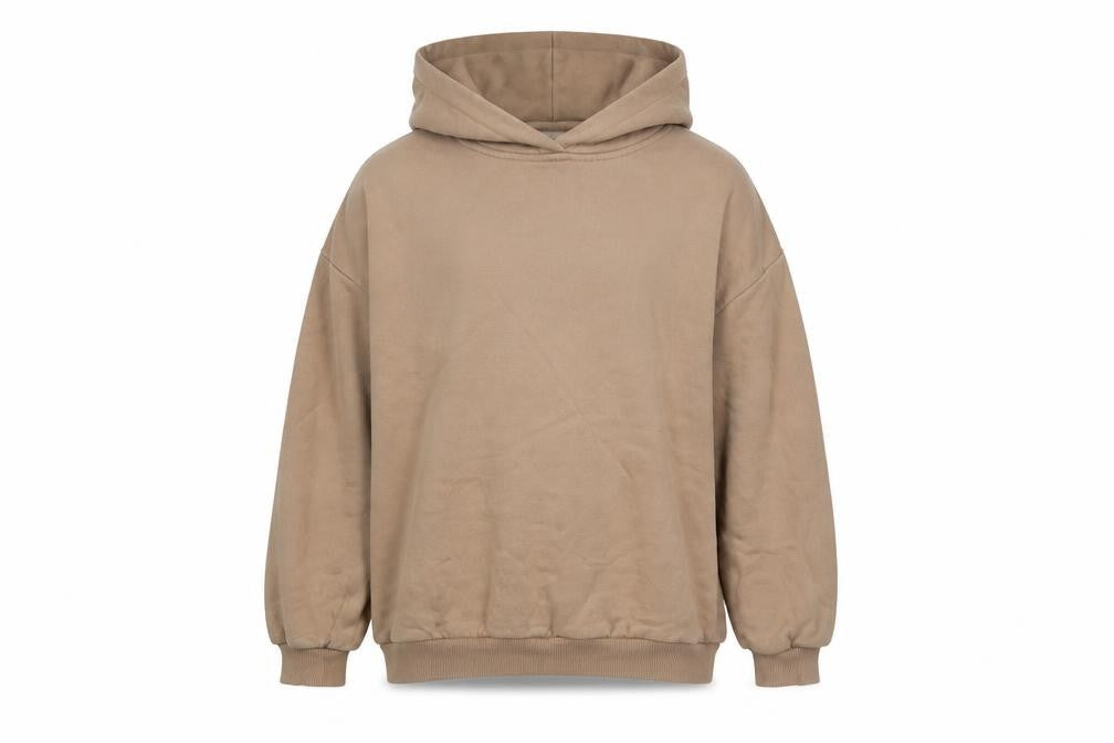 Marks & Spencer Boys Beige Pullover Hoodie 11-12 Years Cotton Blend