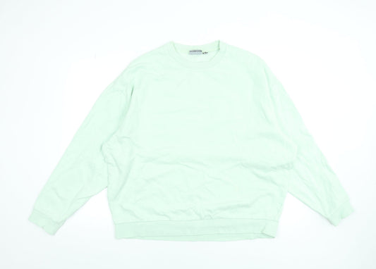ASOS DESIGN Men's Green XL Crew Neck Pullover Sweatshirt