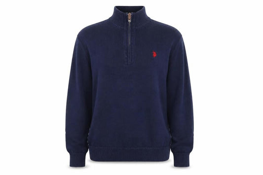 Womens UK M Regular U.S. Polo Assn. Blue Pullover Sweatshirt