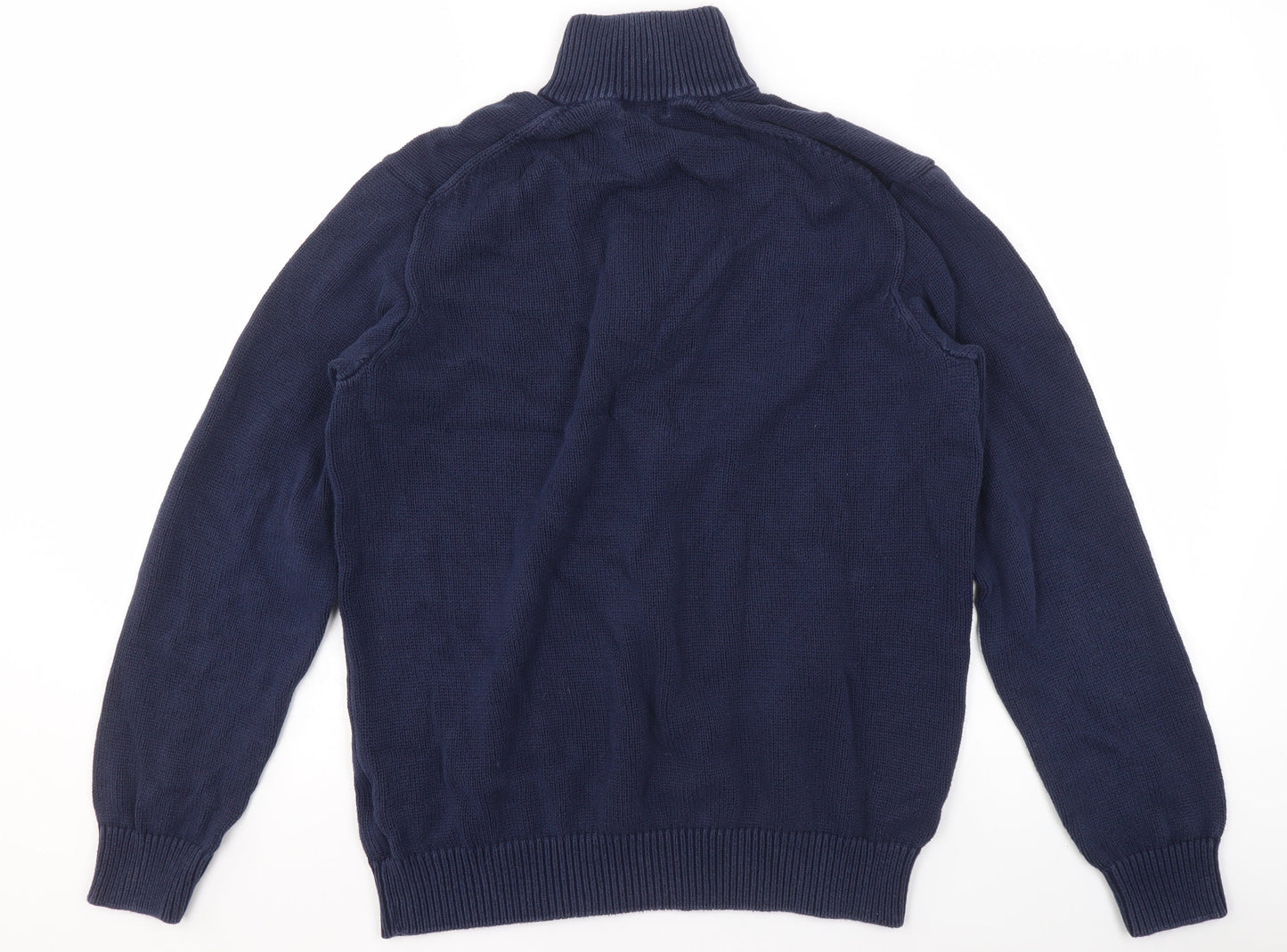 Womens UK M Regular U.S. Polo Assn. Blue Pullover Sweatshirt