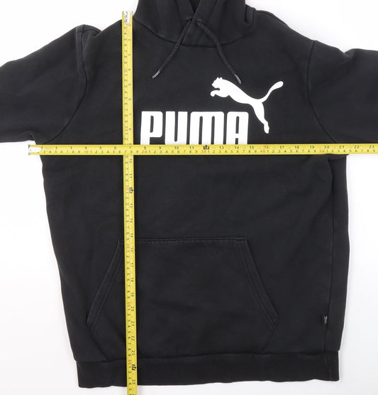 Womens UK M Regular PUMA Black Pullover Hoodie