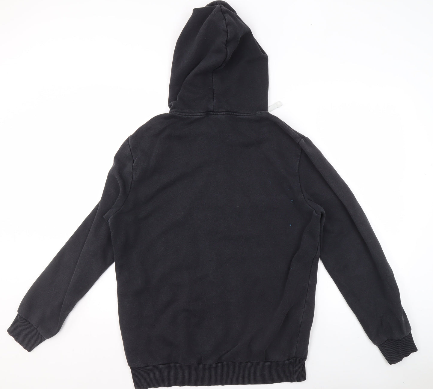 Mens UK M Regular Reebok Black Pullover Hoodie