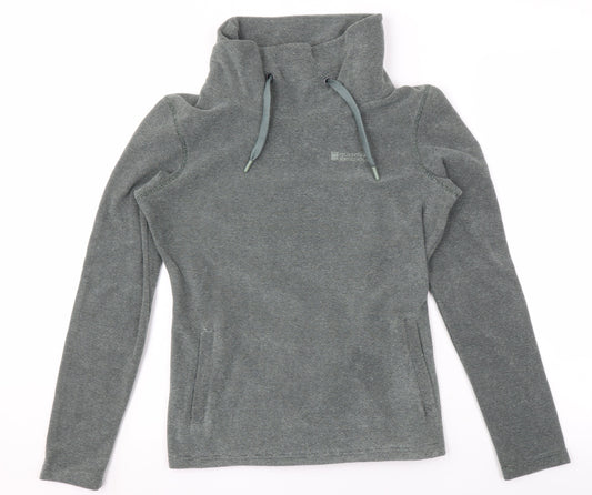 Mountain Warehouse Women’s Grey Pullover Sweatshirt UK 8 Funnel Neck