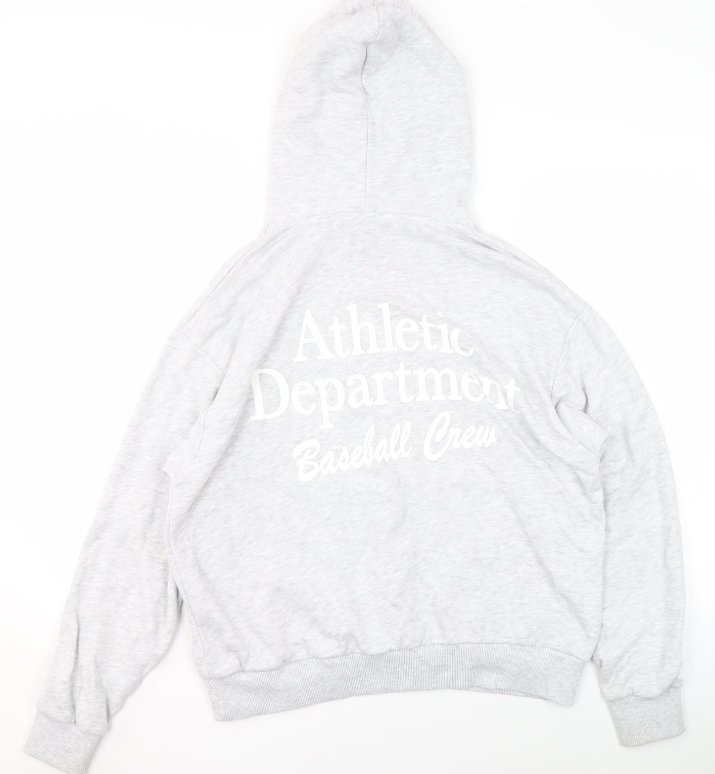 Pull & Bear Teen Women Grey Hoodie XS Boston Players Print