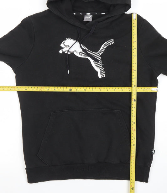 Womens UK M Regular PUMA Black Pullover Hoodie