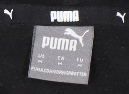 Womens UK M Regular PUMA Black Pullover Hoodie