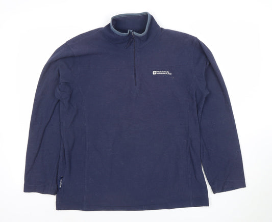 Mens UK S Regular Mountain Warehouse Blue Pullover Sweatshirt
