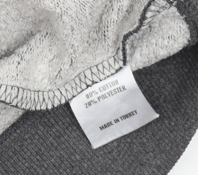 SoulCal & Co Men’s Grey Full Zip Hoodie Size L Regular Fit