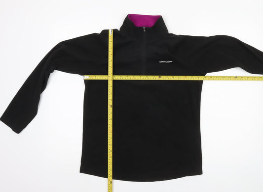Womens UK 12 Regular Craghoppers Black Pullover Sweatshirt