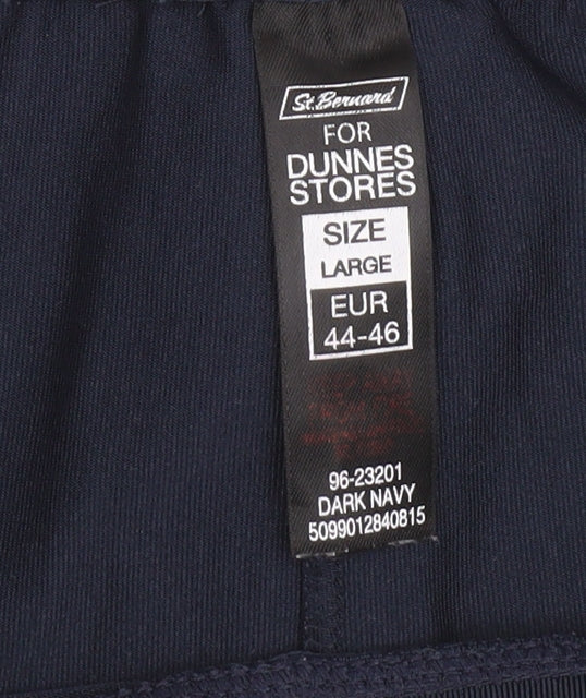 Dunnes Stores St. Bernard Women’s Navy Floral Panel Capri Leggings Size L