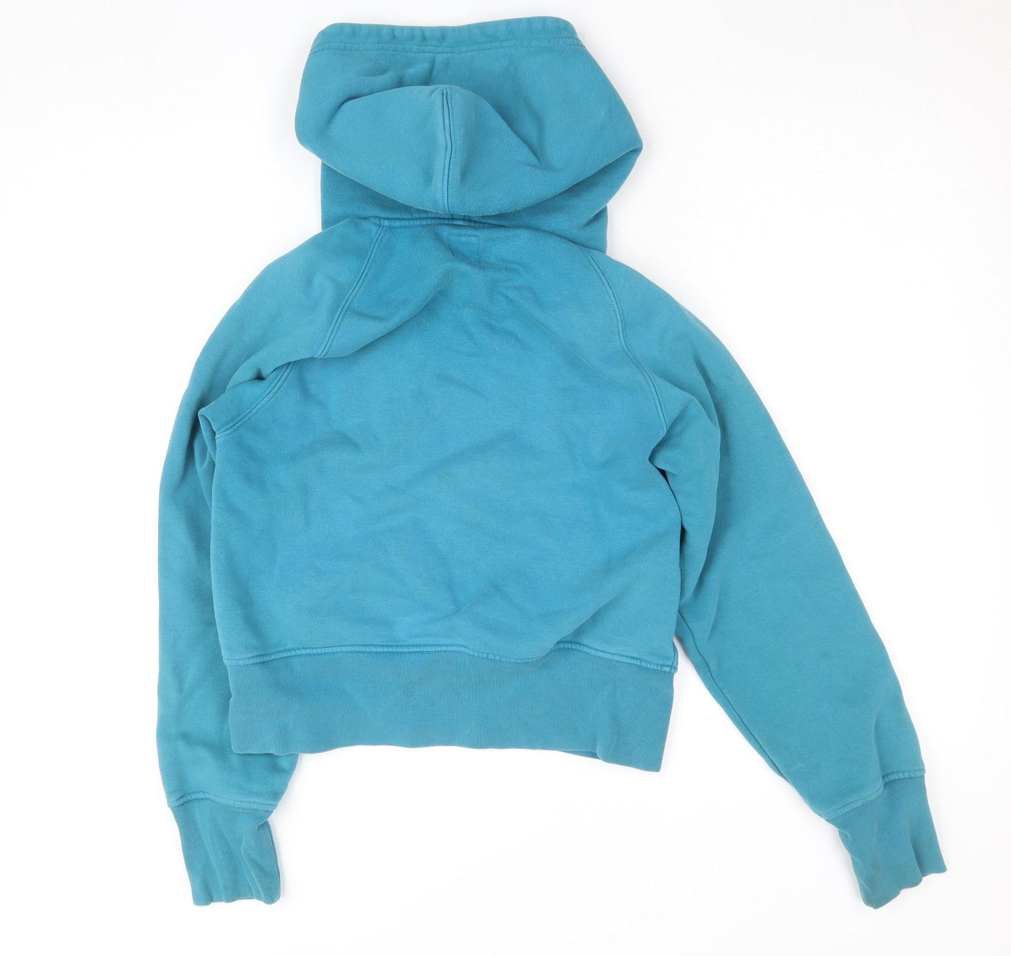 Womens UK XS Regular adidas Blue Pullover Hoodie