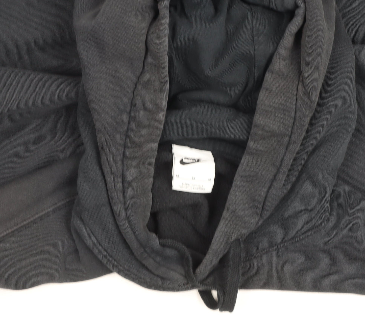 Nike Men's Black Pullover Hoodie M Fleece Logo Sportswear
