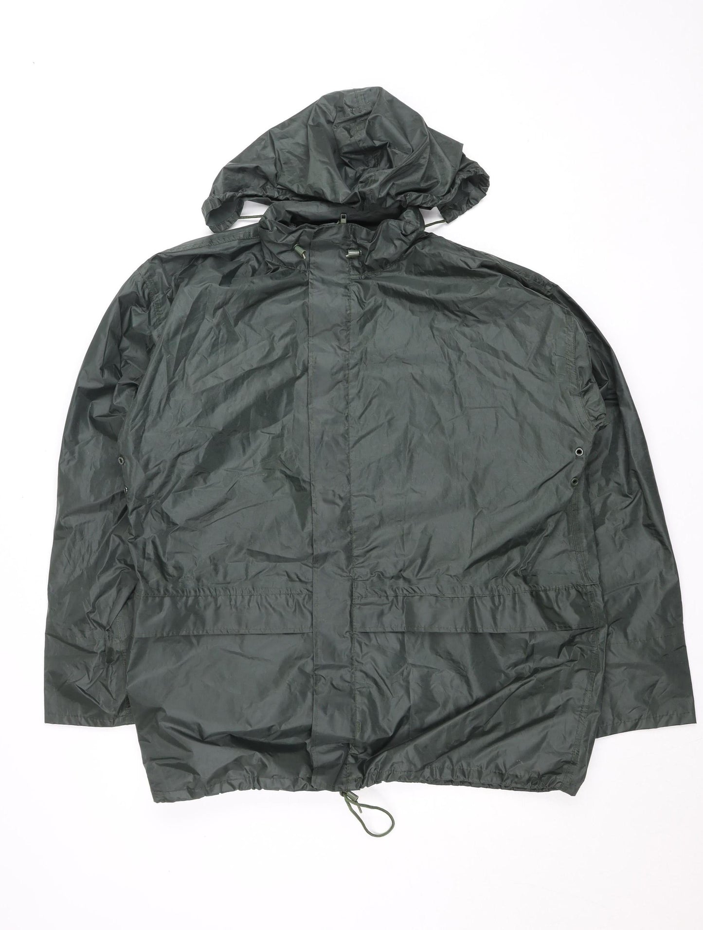 Champion Mens Green Waterproof Hooded Rain Jacket L Regular